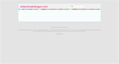 Desktop Screenshot of networkmaketingpro.com